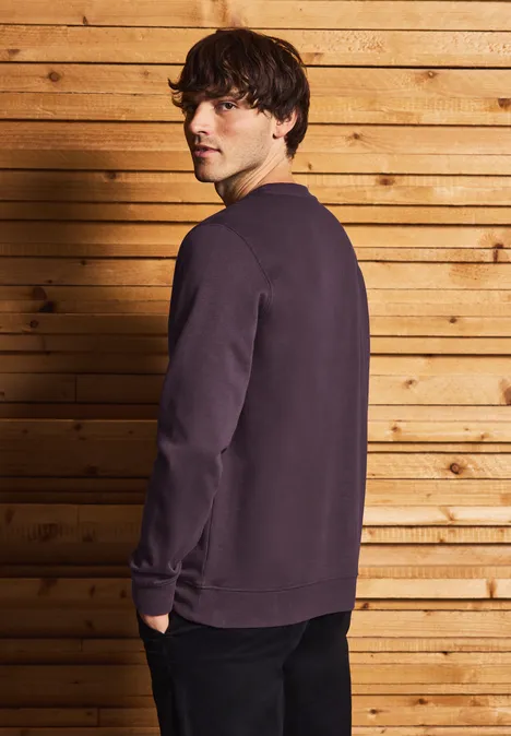Crewneck Sweatshirt bordeaux red