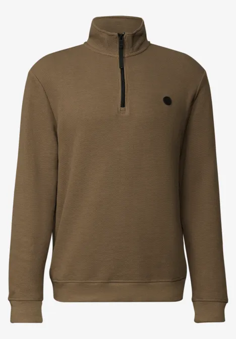 Pull structuré avec troyer ash brown