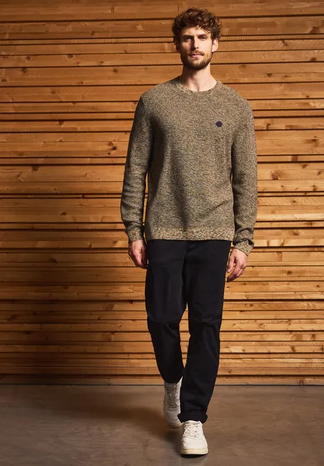 Mouline Strukturpullover golden yellow