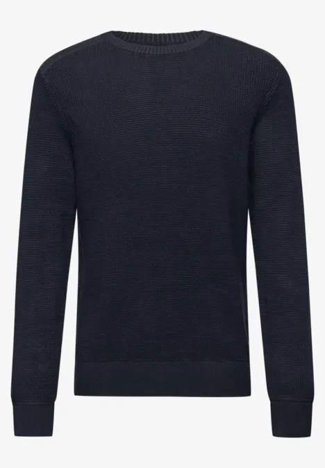 Two Tone Pullover nightside blue