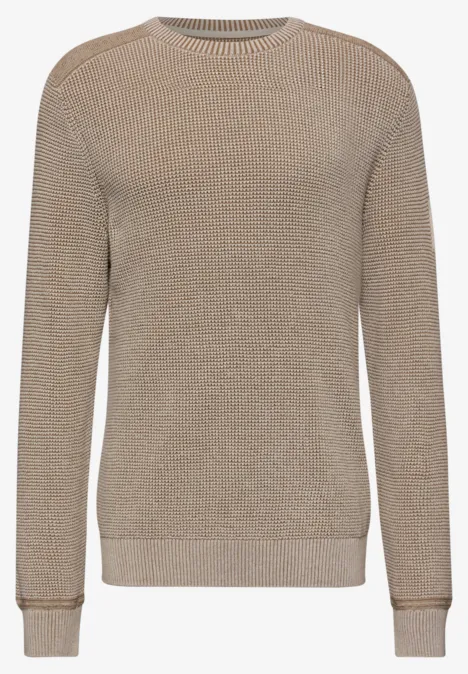 Two Tone Pullover frost beige