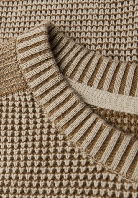 Two Tone Pullover frost beige
