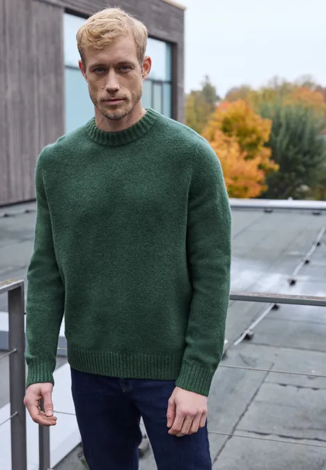 Pullover mit Woll-Anteil soft olive green