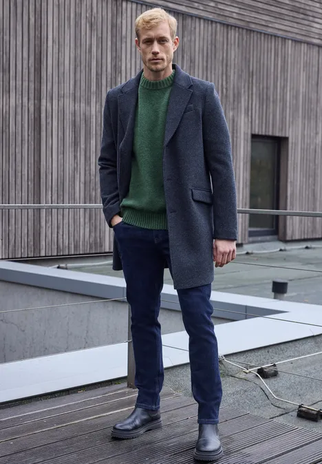 Pullover mit Woll-Anteil soft olive green