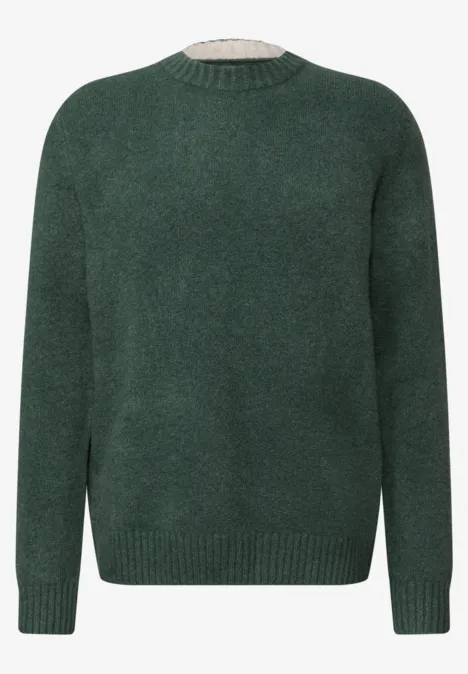 Pullover mit Woll-Anteil soft olive green
