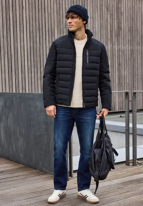 Strukturmix Pullover frost beige