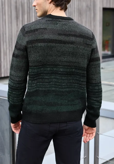Softer Jacquard Pullover Black