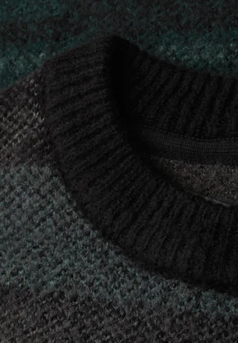 Softer Jacquard Pullover Black