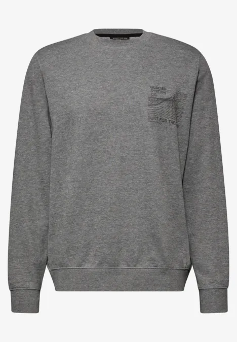 Sweat-shirt avec imprimé détaillé null
