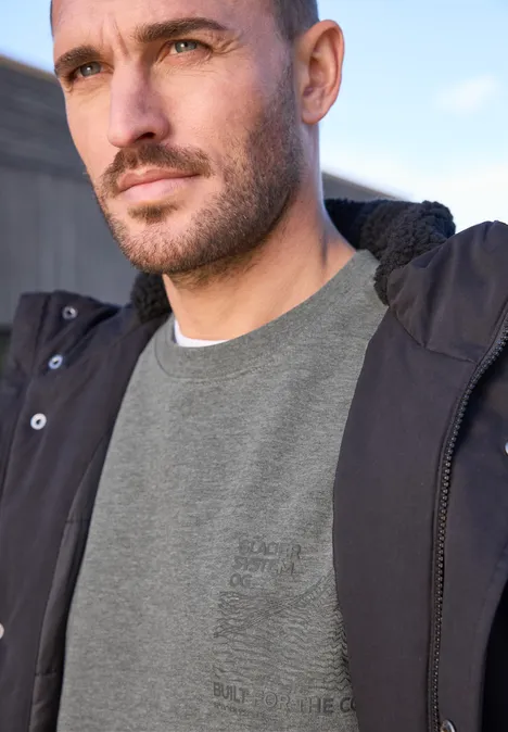 Sweat-shirt avec imprimé détaillé null