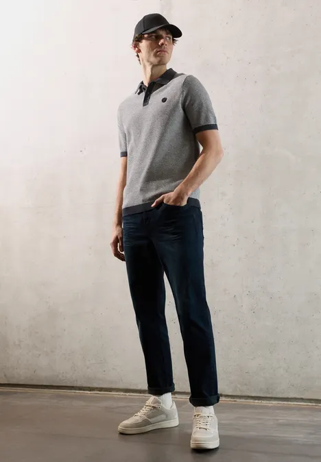 Kurzarmpullover dark ink blue