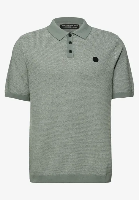 Kurzarmpullover dusty mint