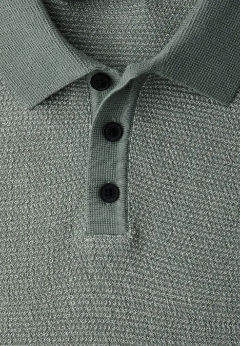 Kurzarmpullover dusty mint