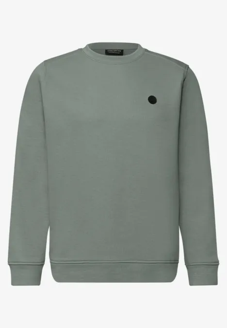 Sweater met ronde hals dusty mint