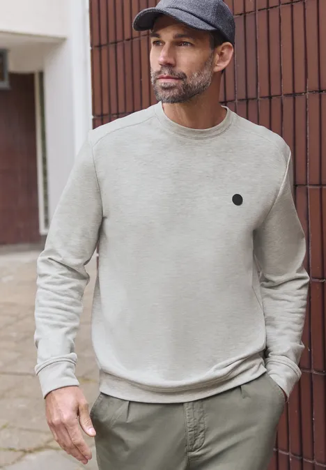 Sweater met ronde hals white sand