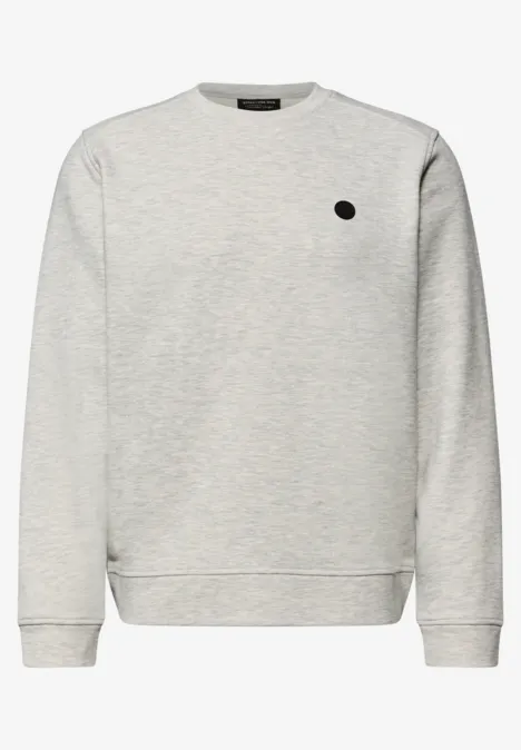 Sweater met ronde hals white sand