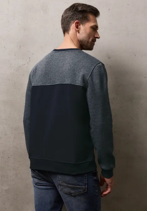 Bluza z mieszanką kolorów dark ink blue