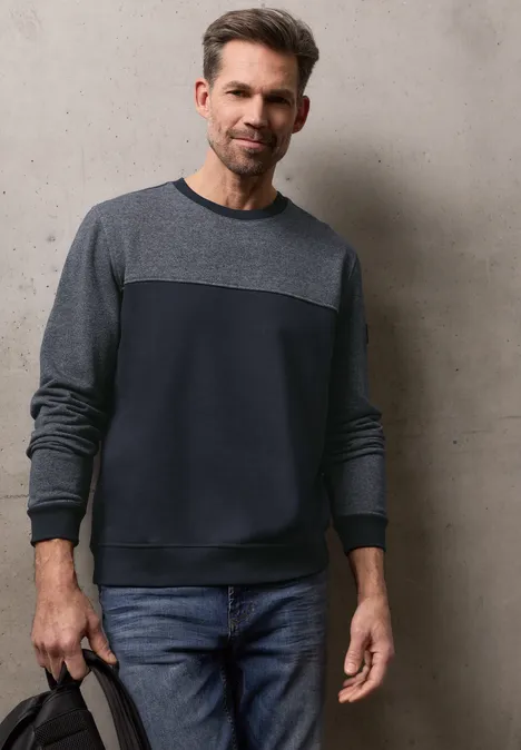 Bluza z mieszanką kolorów dark ink blue