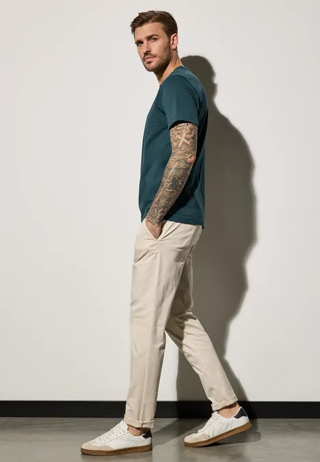 Koszulka Basic w jednolitym kolorze endless green Koszulka Basic w jednolitym kolorze endless green