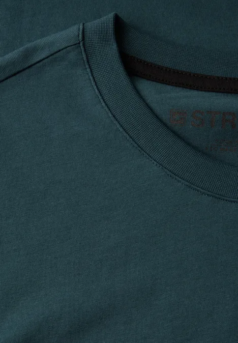 Koszulka Basic w jednolitym kolorze endless green Koszulka Basic w jednolitym kolorze endless green