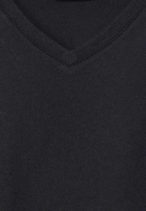 Gemêleerd T-shirt deep blue