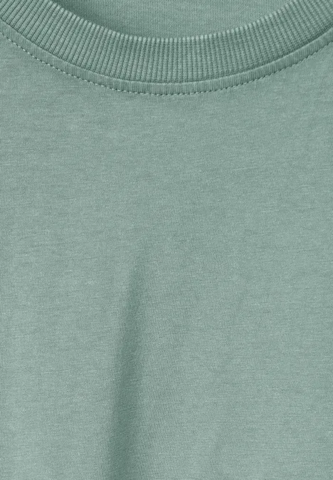 T-shirt aspect délavé dust green