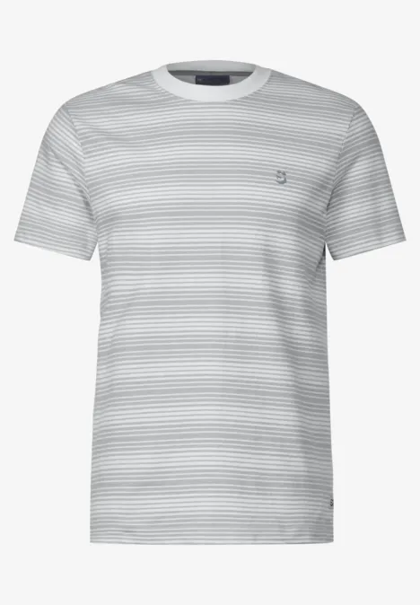 Shirt mit Streifen Optik broken white