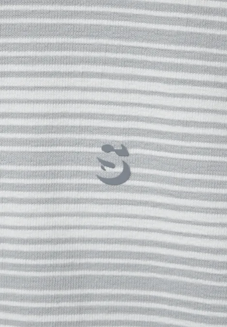 Shirt mit Streifen Optik broken white