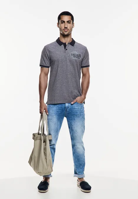 Polo Oxford faded black