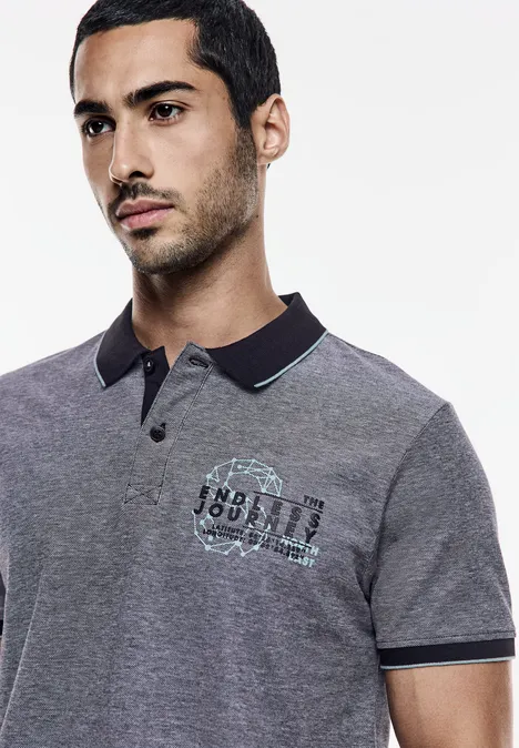 Polo Oxford faded black