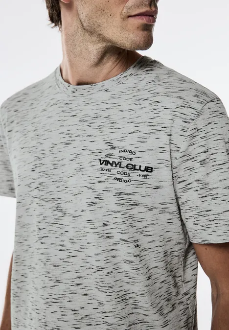 T-shirt à l'aspect mélangé warm grey melange