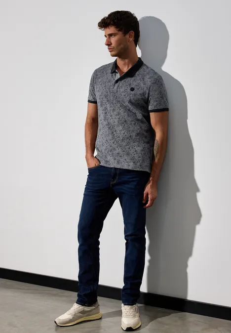 Oxford poloshirt Black