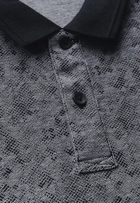 Oxford poloshirt Black
