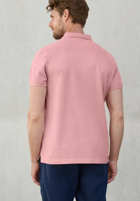 Piquée polo pastel peach