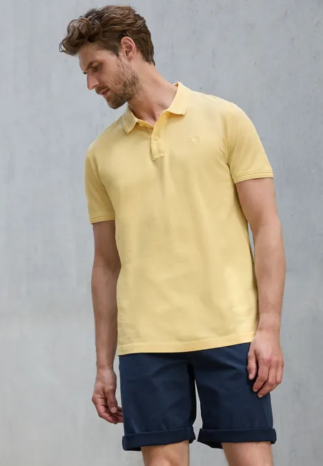 Piquée polo sunny yellow