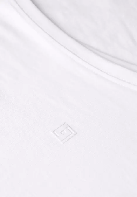Basic tank top bright white