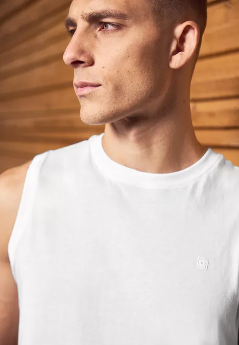 Basic tank top bright white