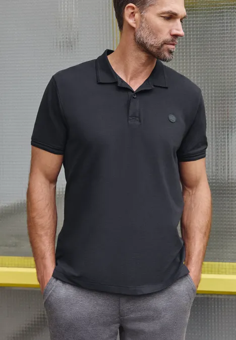 Basic Poloshirt dark ink blue