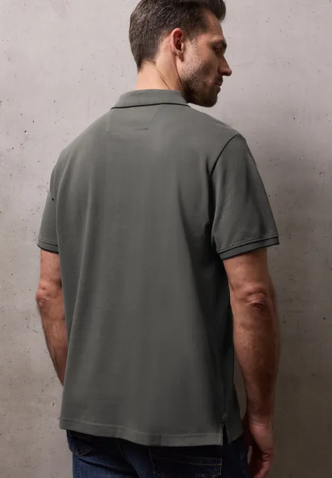 Koszulka Polo Basic oil grey