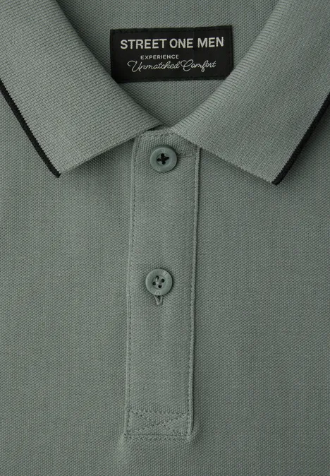 Koszulka Polo Basic dusty mint