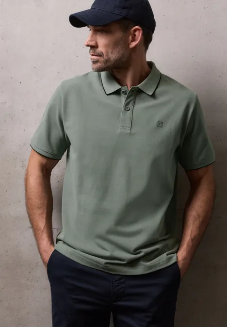Koszulka Polo Basic dusty mint