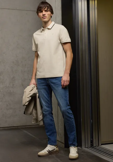 Polo de base white sand