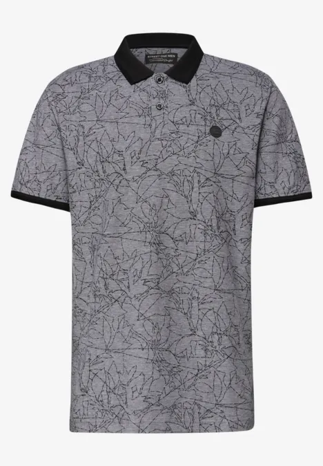 Oxford Poloshirt basic black