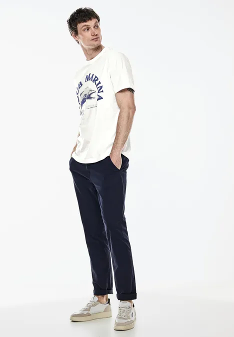 Print T-Shirt pearl white