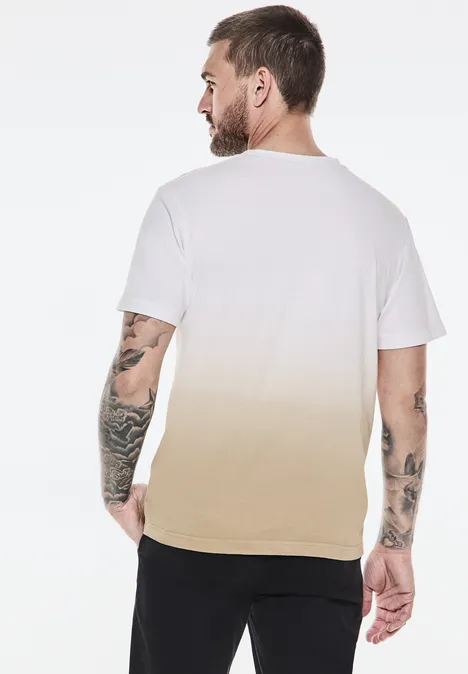 T-shirt avec dégradé de couleurs beach sand