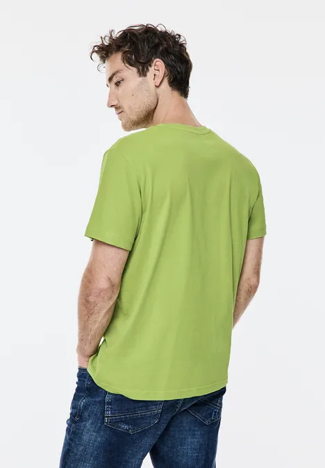 Jersey z nadrukiem na piersi light lime green