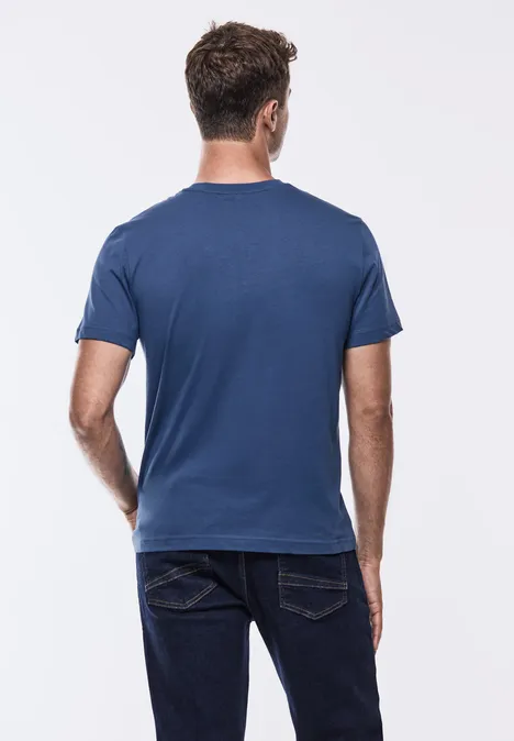 Koszulka z nadrukiem casual blue