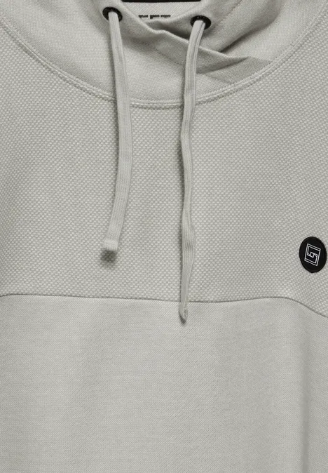 Koszulka z długim rękawem warm grey melange