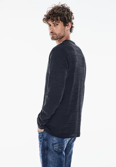 Shirt met lange mouwen night blue