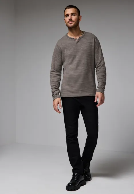 T-shirt à manches longues mushroom brown